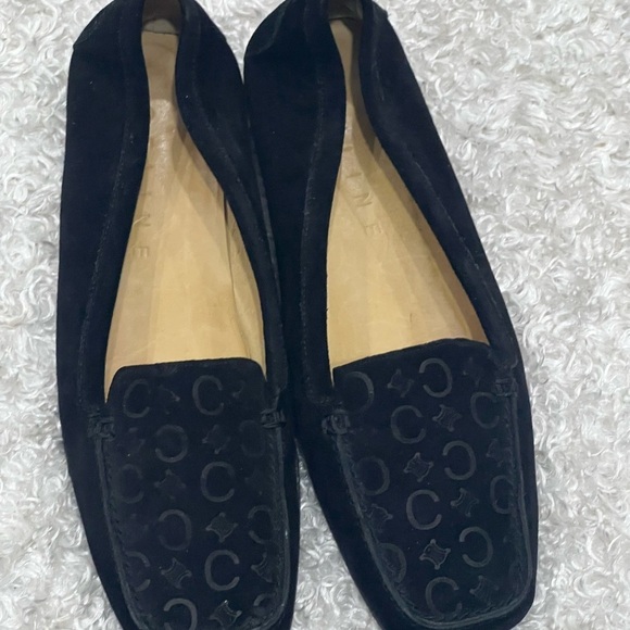 Celine Women’s Suede Loafers Flat - Picture 1 of 12